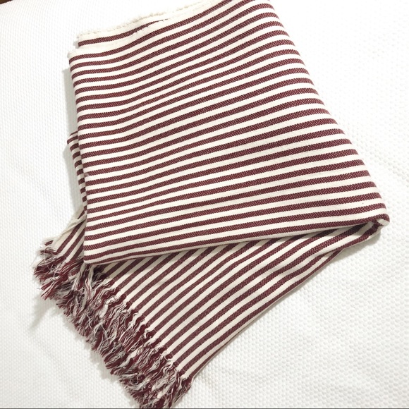 IKEA Other - Ikea Burgundy and ivory throw blanket